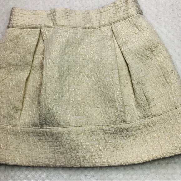 Janie and Jack Other - Janie and Jack gold shimmer holiday party skirt 4T